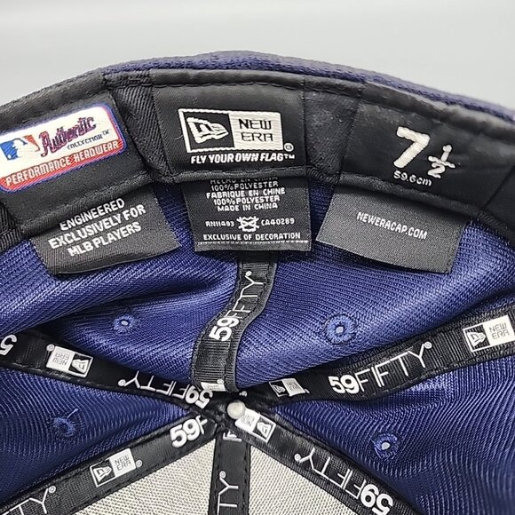 San Francisco Giants Hat Cap Mens Fitted 7 1/2 New Era American Flag 4th Of July - Picture 6 of 6